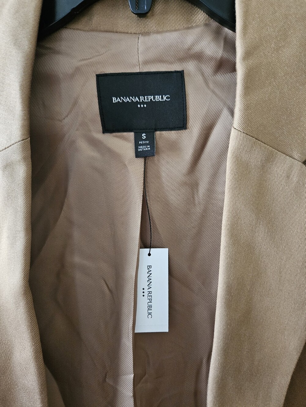 Banana Republic Brown Ruched 2-Piece Pants Suit Small Petite XS Petite - Picture 3 of 9